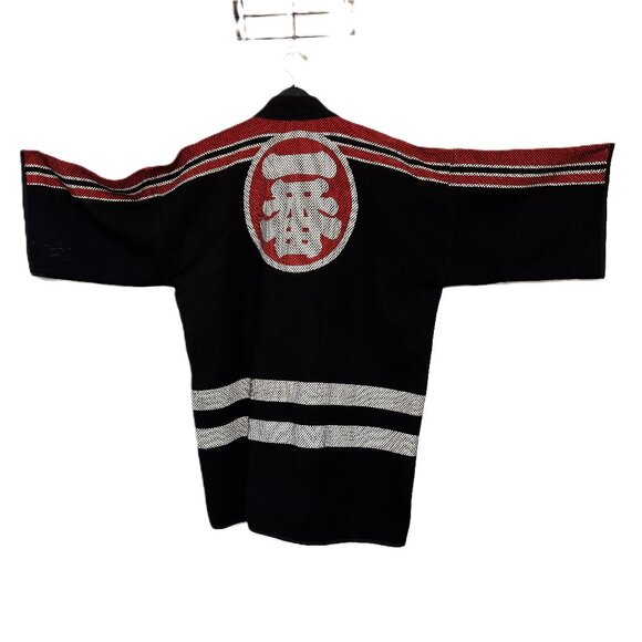 Kimono 30’s -  50’s Japanese Fireman’s Cotton Work Hanten Jacket Collectible - Picture 1 of 15